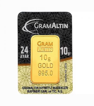 24 Ayar 10 Gram Külçe Altın