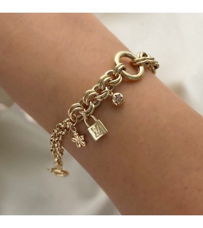 Altın Şans Figürü Bileklik