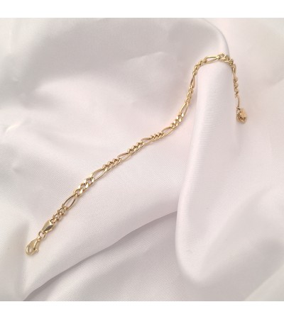 14 Ayar Altın Figaro Zincir Bileklik