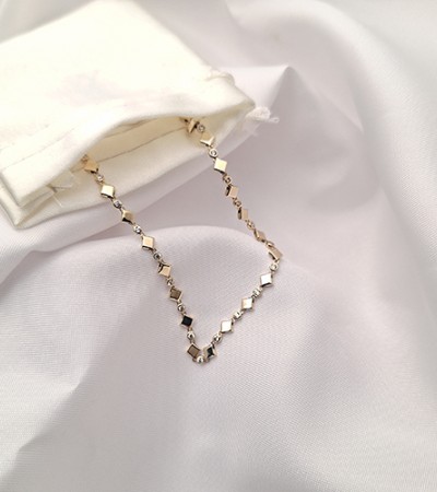 14 Ayar Altın Zirkon Taşlı Kadın Bileklik