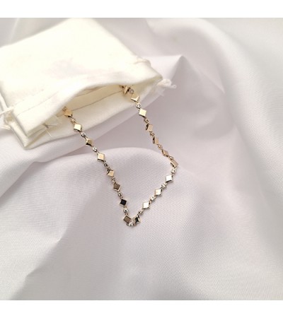 14 Ayar Altın Zirkon Taşlı Kadın Bileklik