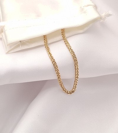 14 Ayar Altın Zincir Kadın Bileklik