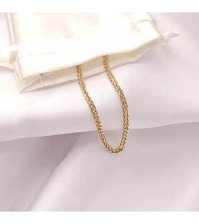 14 Ayar Altın Zincir Kadın Bileklik