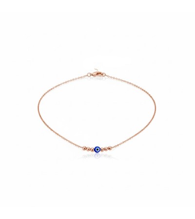 Mavi Boncuk Dorika Kolye