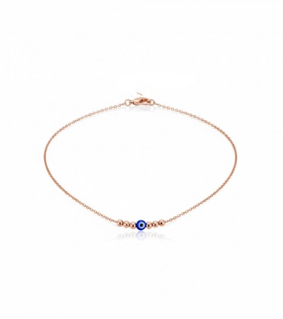 Mavi Boncuk Dorika Kolye