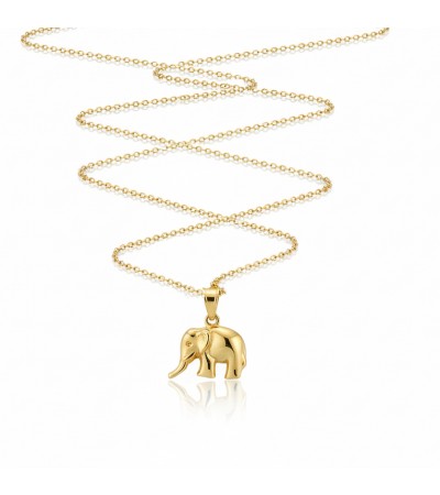 Altın Fil Kolye
