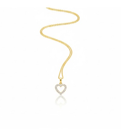 14 Ayar Altın Kalp Kolye