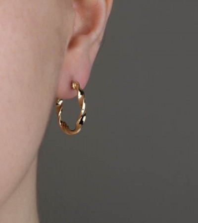 Altın Burgu Halka Küpe