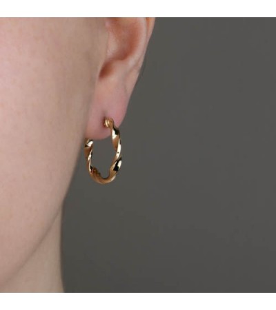 Altın Burgu Halka Küpe