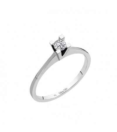 0.15 Karat Tektaş Pırlanta Yüzük 