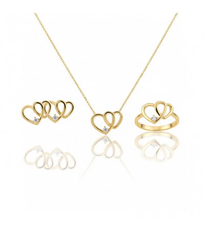 İkili Kalpli Mini Takım