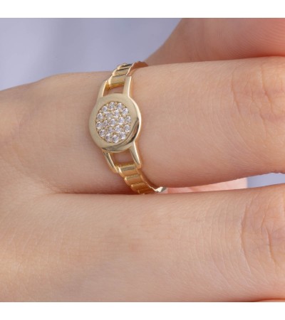 Altın Plaka Yüzük