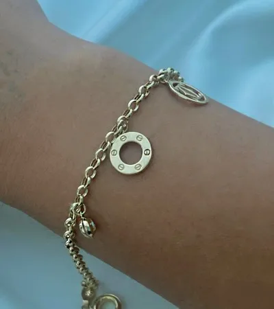 14 Ayar Şans Bileklik