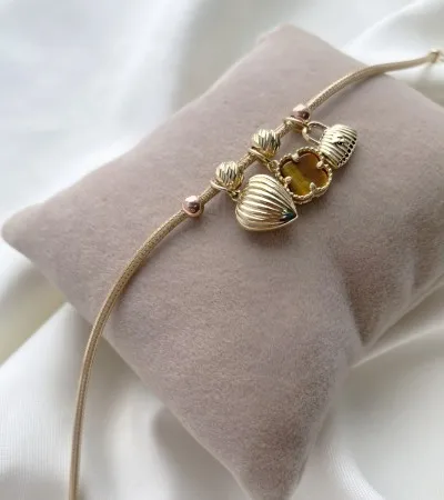 14 Ayar  Charm Bileklik