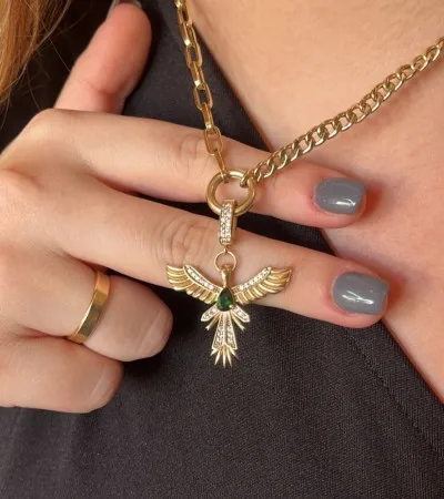 Altın Anka Zincir Kolye