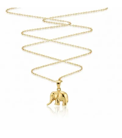 Altın Fil Kolye