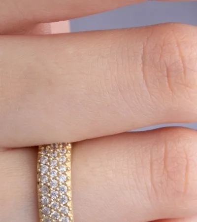 Altın 3 Sıra Tamtur Yüzük