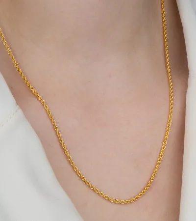 14 Ayar İnce Halat Zincir